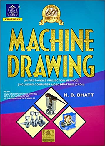 Machine drawing; a practical guide to the standard methods of graphical  representation of machines, including complete detail drawings of a duplex  pump and of a direct-current generator . ould be carefully noted